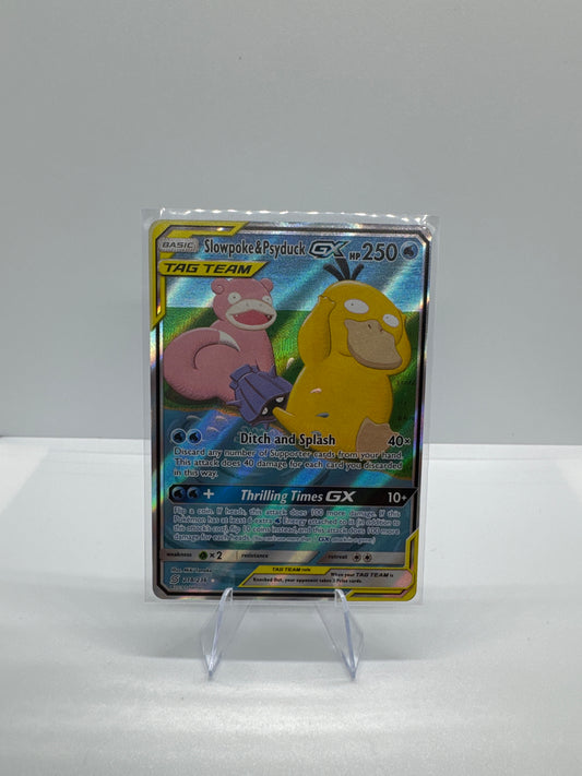 Slowpoke & Psyduck GX (Alternate Full Art) - SM - Unified Minds
